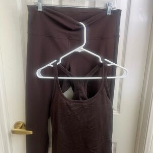 Lululemon tank and leggings Set